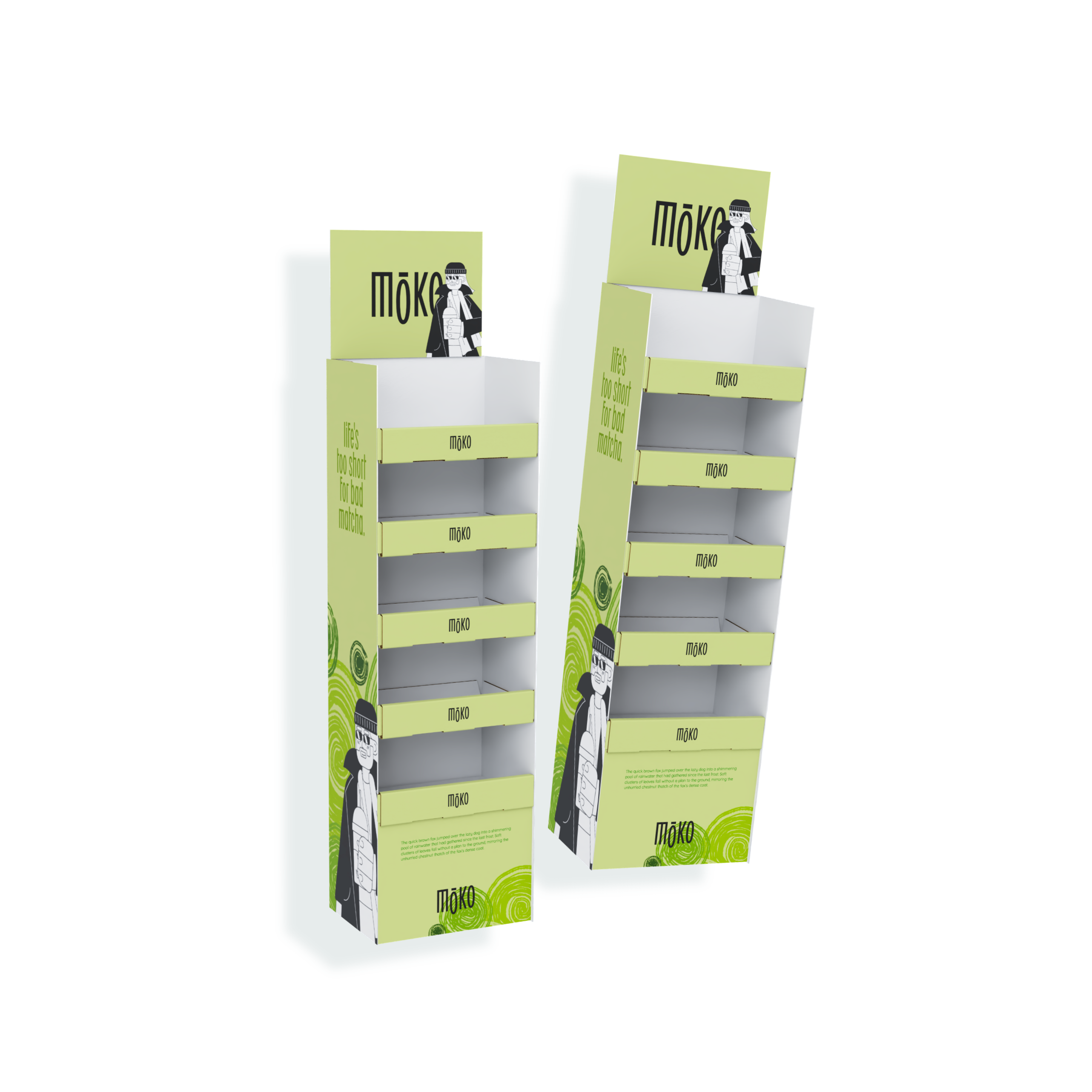 Recyclable Display Stands for Sustainable Retail Marketing