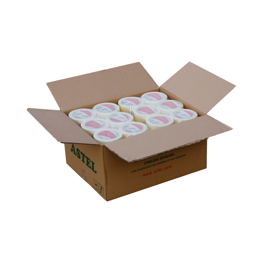 Crystal clear packing tape with strong adhesive for e-commerce and parcel packaging